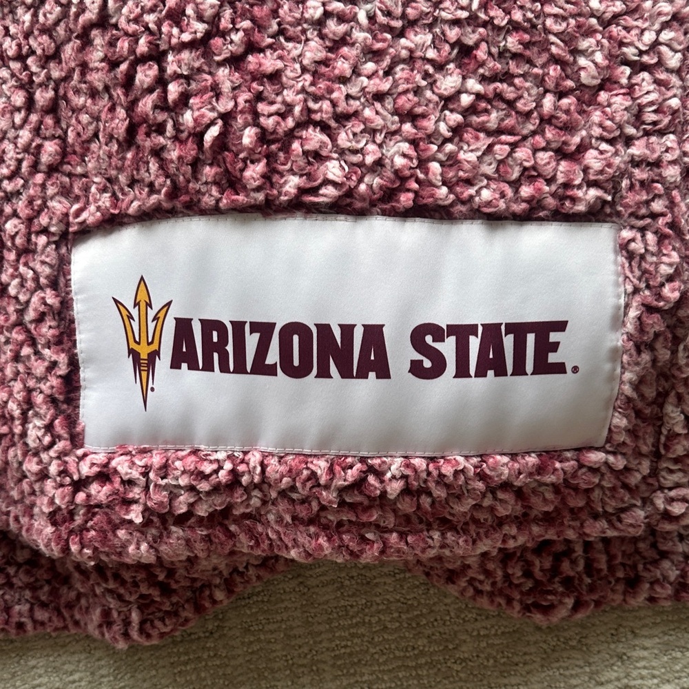Arizona State Throw Blanket - Picture 2 of 2